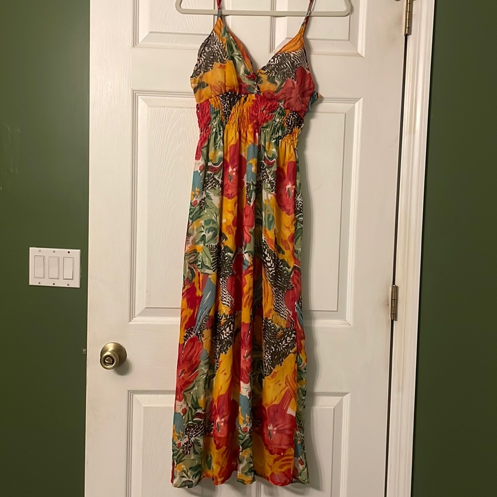 Colorful maxi dress